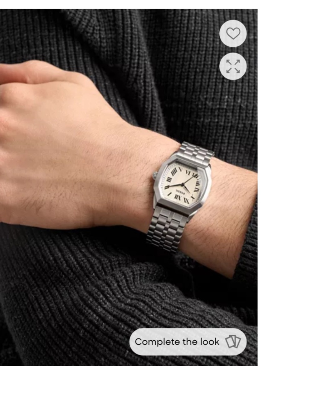 Fossil Harlow Watch - silver hexagon watch - Picture 2 of 2